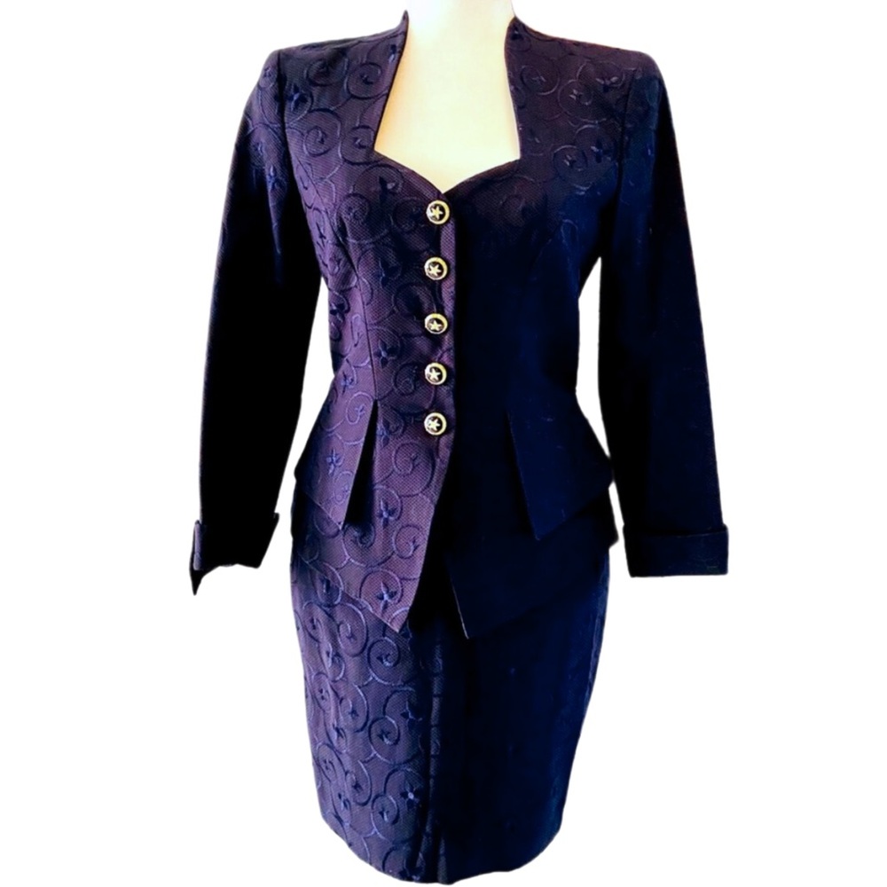 Escada Couture Navy Suit
